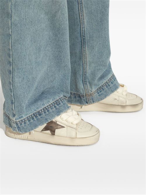 Stardan Sneakers with Laminated Star GOLDEN GOOSE | GWF00128F00727682942